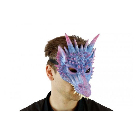Iridescent Purple Dragon Mask