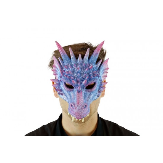 Iridescent Purple Dragon Mask
