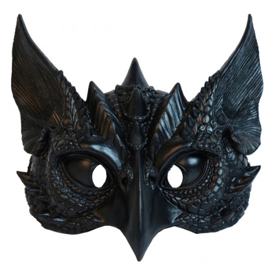 Black Dragon Owl Mask Black Dragon Owl Mask