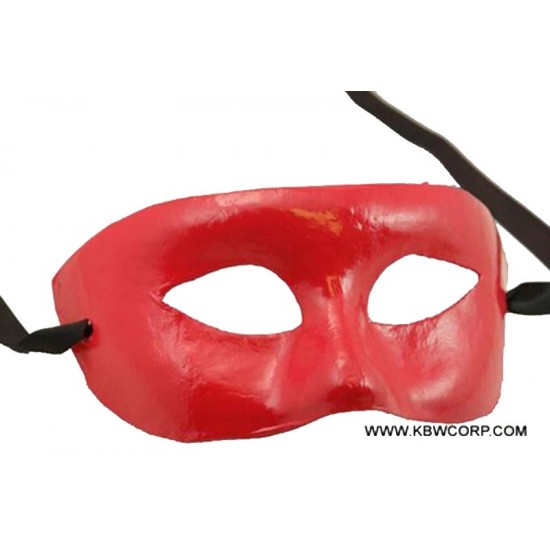 Red Paper Mache Mask