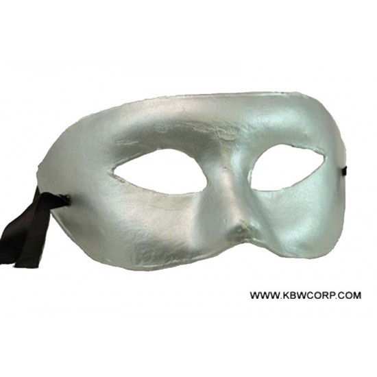 Silver Paper Mache Mask