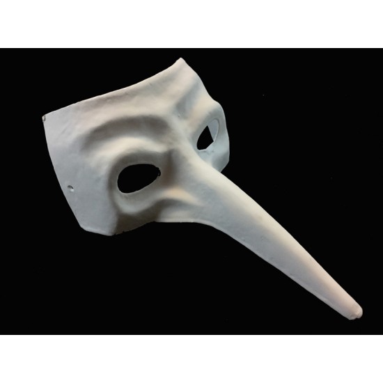 White Long Nose Mask