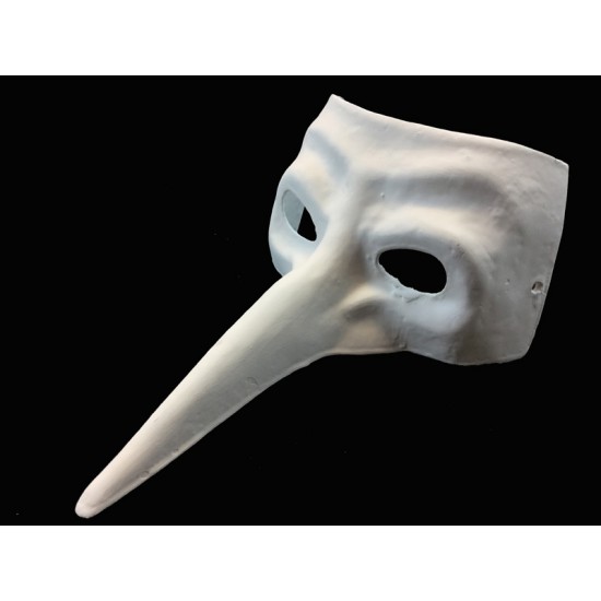 White Long Nose Mask