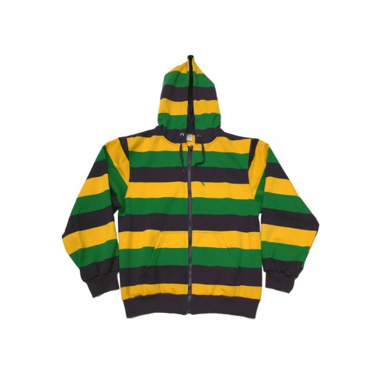 Mardi Gras Zip Hoodie - Small