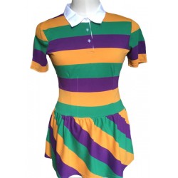 Mardi Gras Striped Skater Dress - Extra Large Mardi Gras Striped Skater Dress - Extra Large
