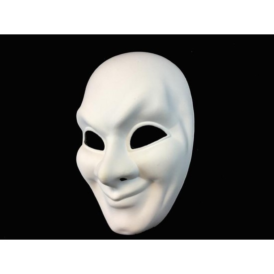 White Smiling Face Mask White Smiling Face Mask