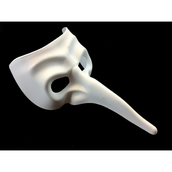 White Long Nose Mask White Long Nose Mask