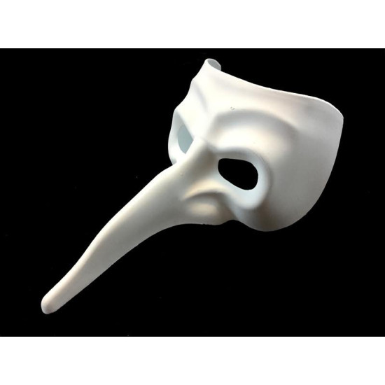 White Long Nose Mask White Long Nose Mask