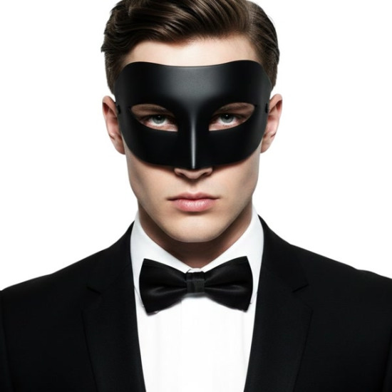 Black Half Mask