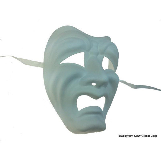 White Tragedy Theater Mask White Tragedy Theater Mask