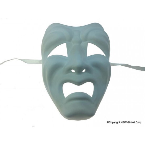 White Tragedy Theater Mask White Tragedy Theater Mask