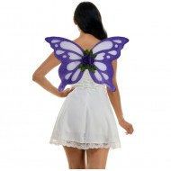 Purple Fairy Glitter Wings