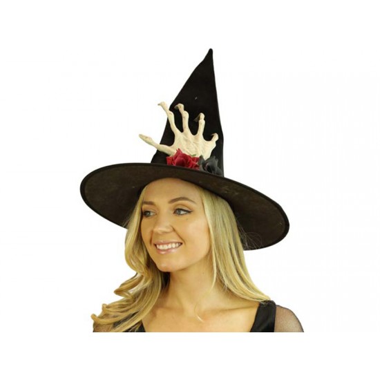 Skeleton Hand Witch Hat