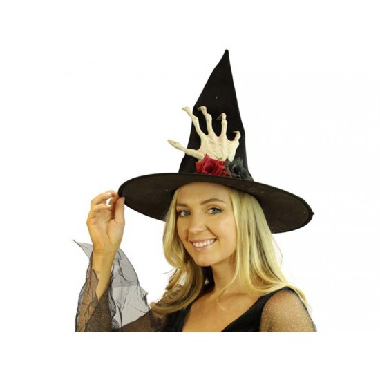 Skeleton Hand Witch Hat