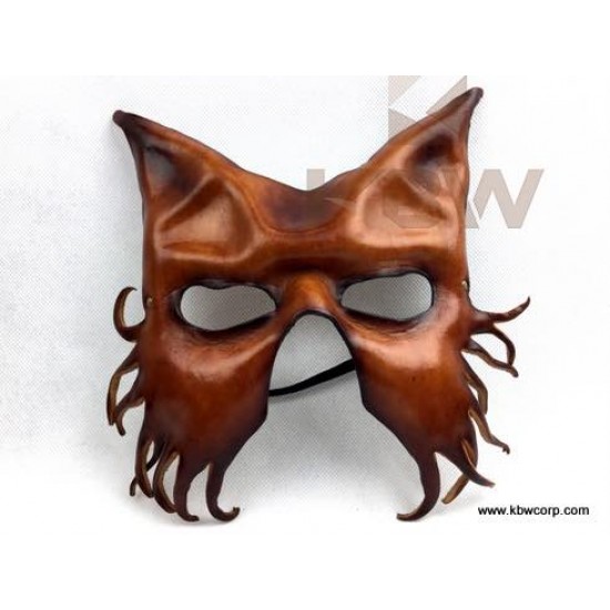 Leather Wolfman Mask Leather Wolfman Mask