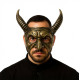 Gold Horned Devil Mask